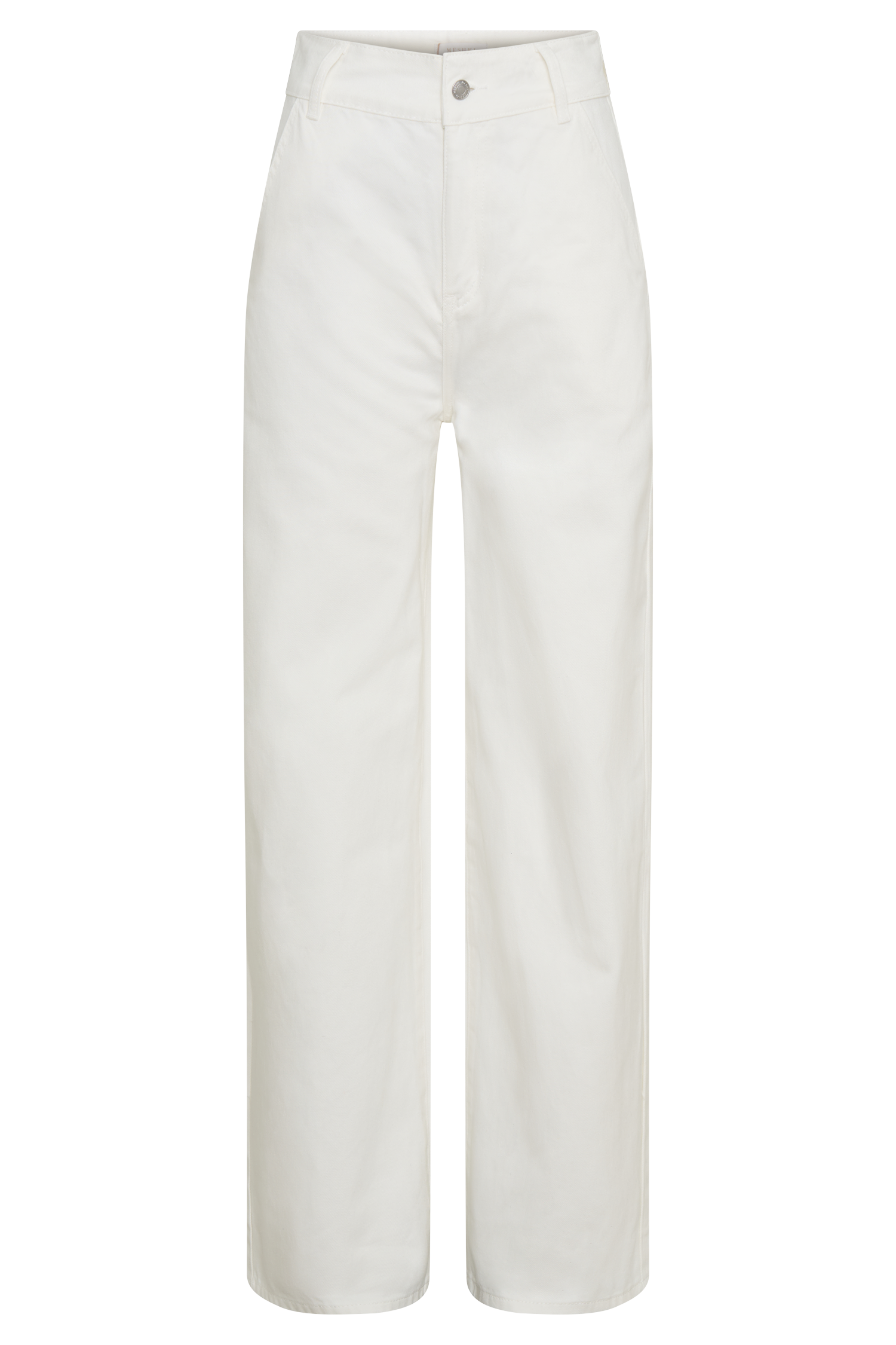 Roxy Wide Leg High Waist Denim Jeans White MESHKI US