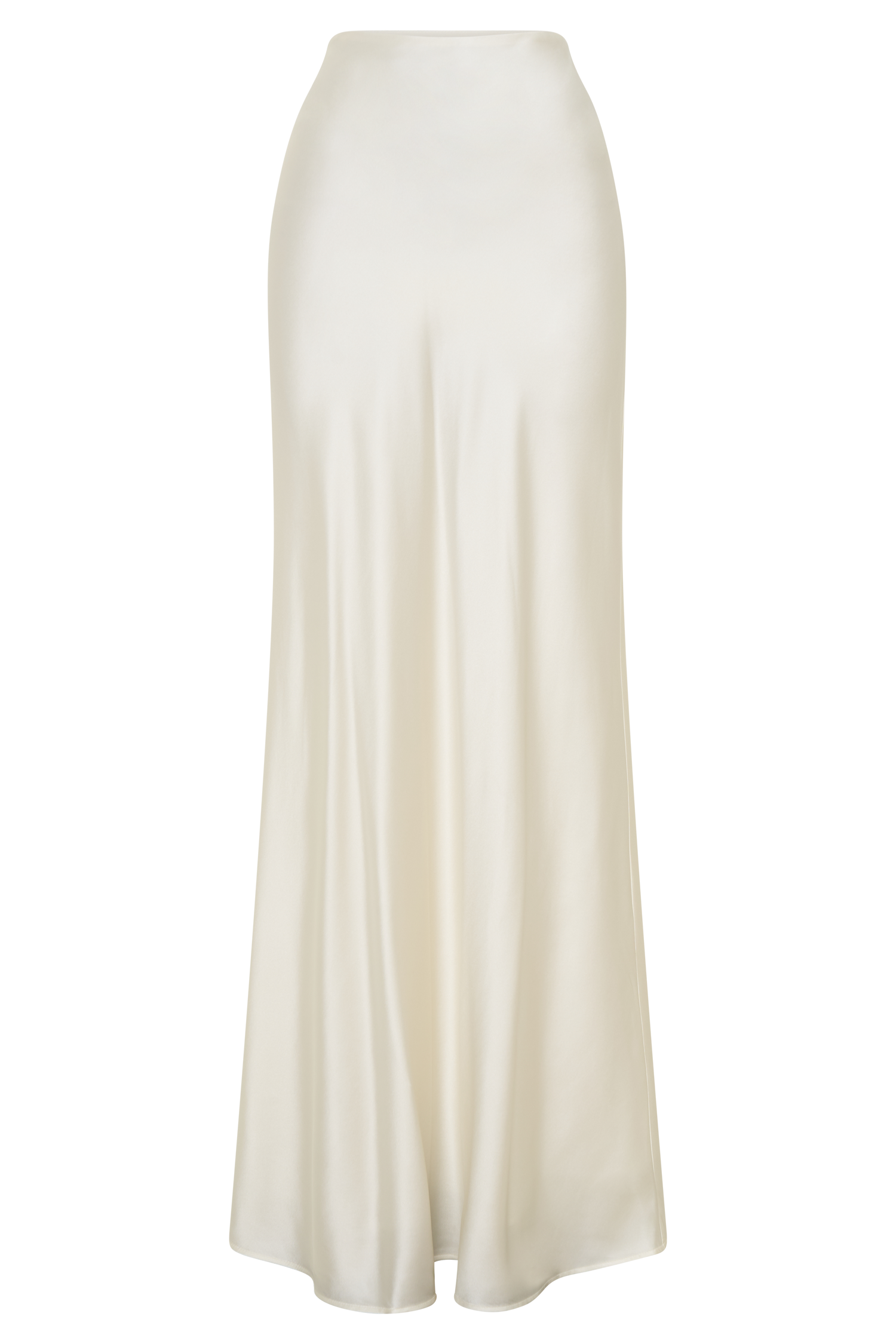 Sabrina Silk Blend Maxi Skirt - Ivory #10