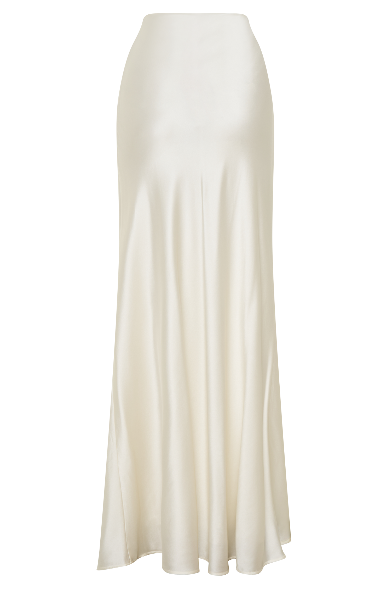Sabrina Silk Blend Maxi Skirt - Ivory #9