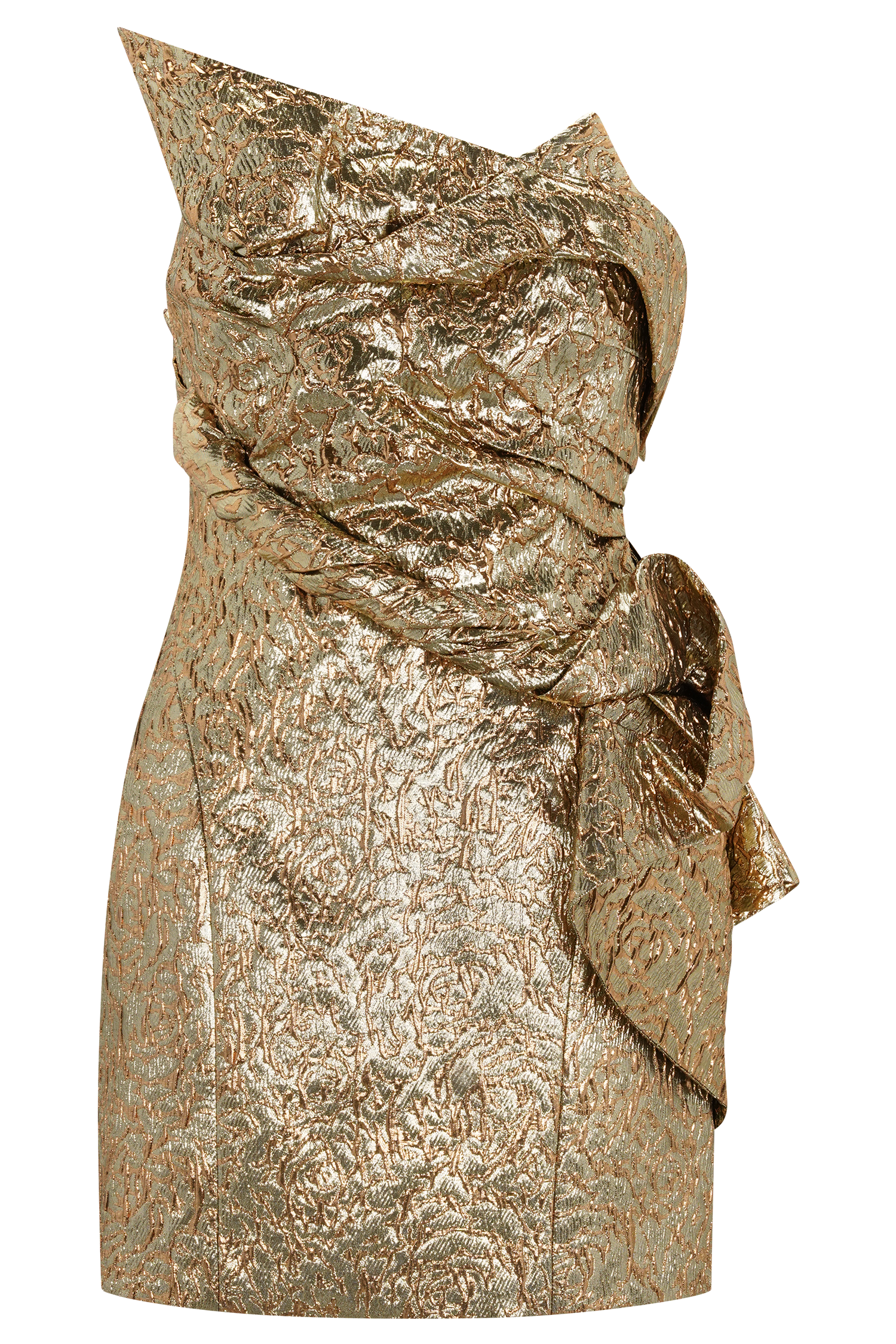 Sadie Structured Mini Dress - Gold #12