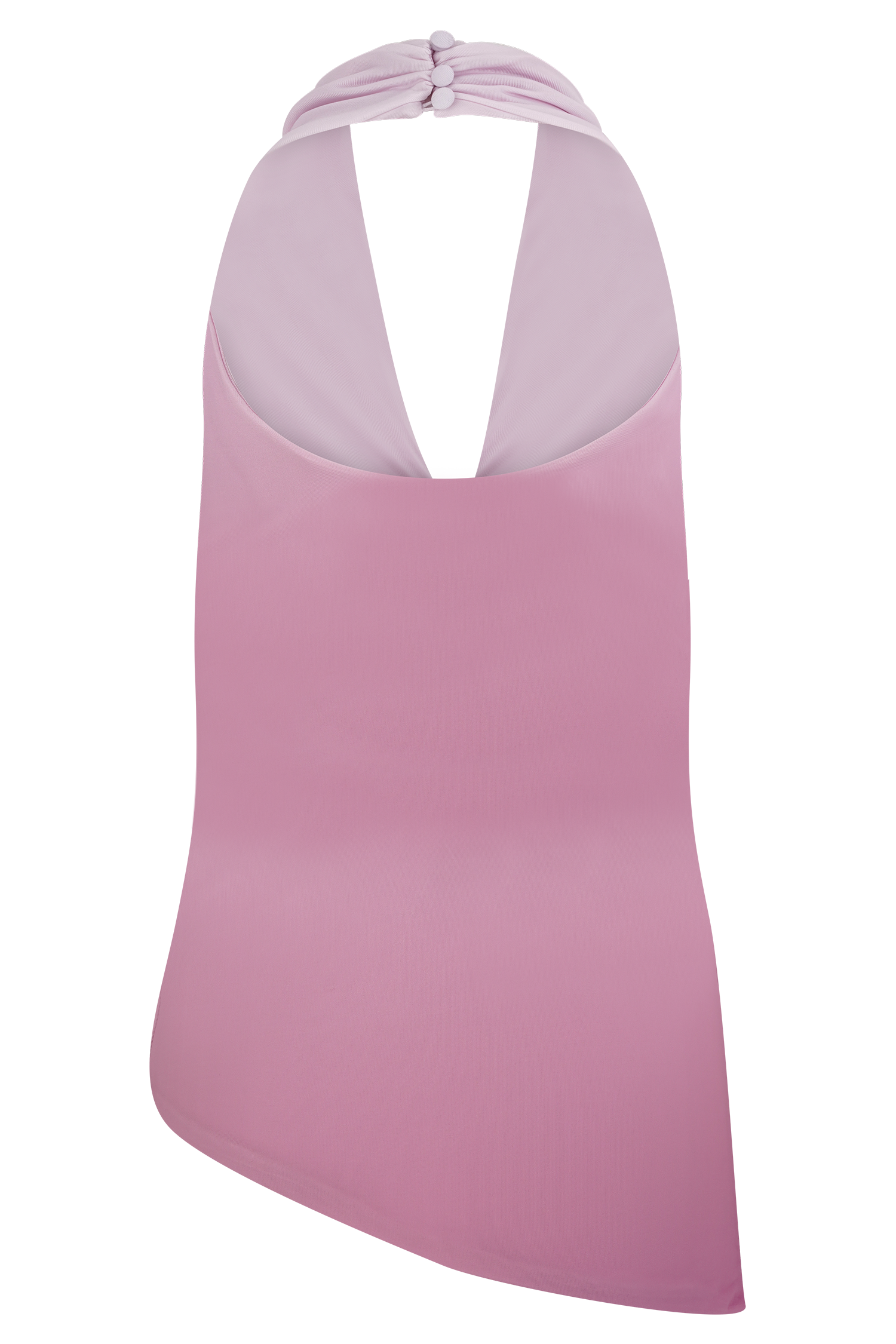 Safiya Asymmetrical Halter Top - Ombre Pink #8