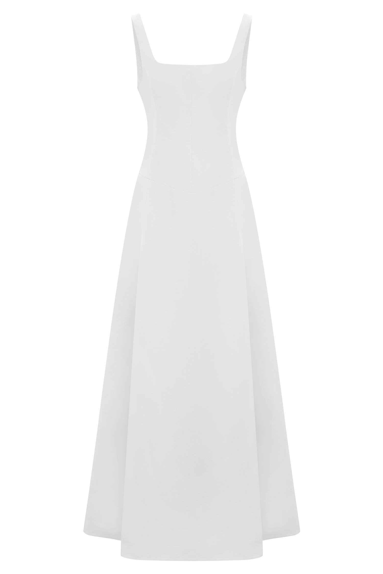 Salma Drop Waist Cotton Maxi Dress - White | MESHKI US Salma Drop Waist Cotton Maxi Dress - White | MESHKI US