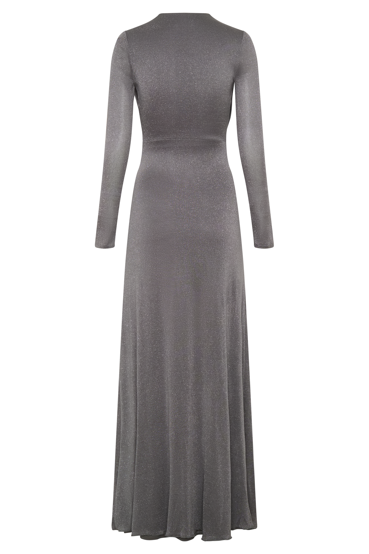 Scarlet Lurex Cowl Maxi Dress - Silver #10