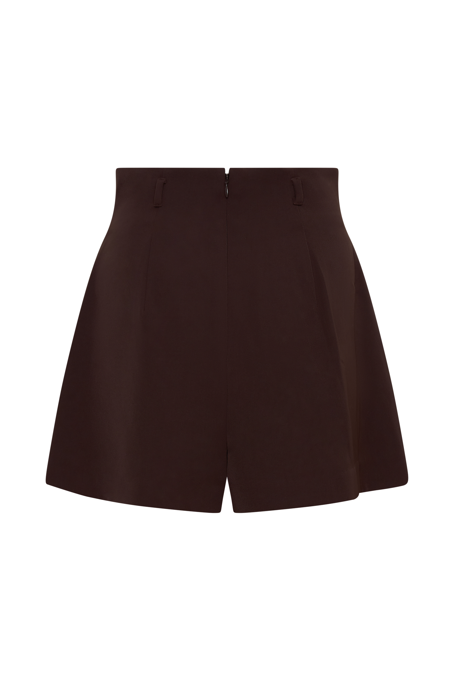 Simone Pleated Suiting Short - Dark Chocolate #5