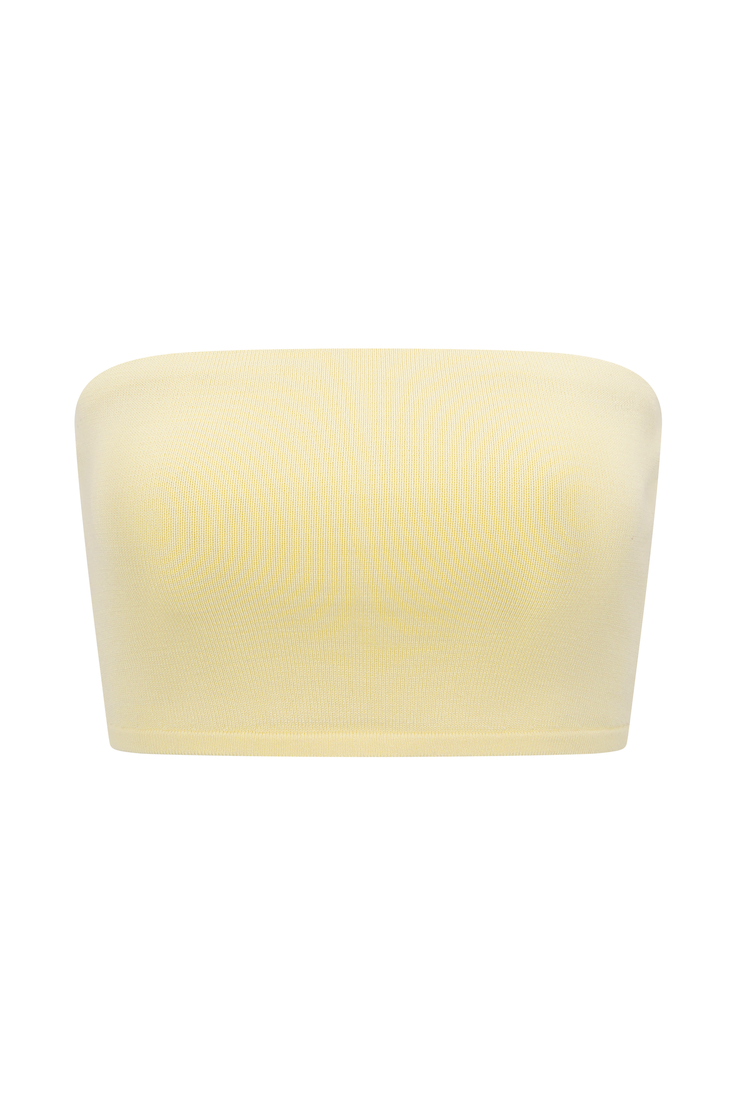 Tanyel Knit Bandeau Top - Lemon #9