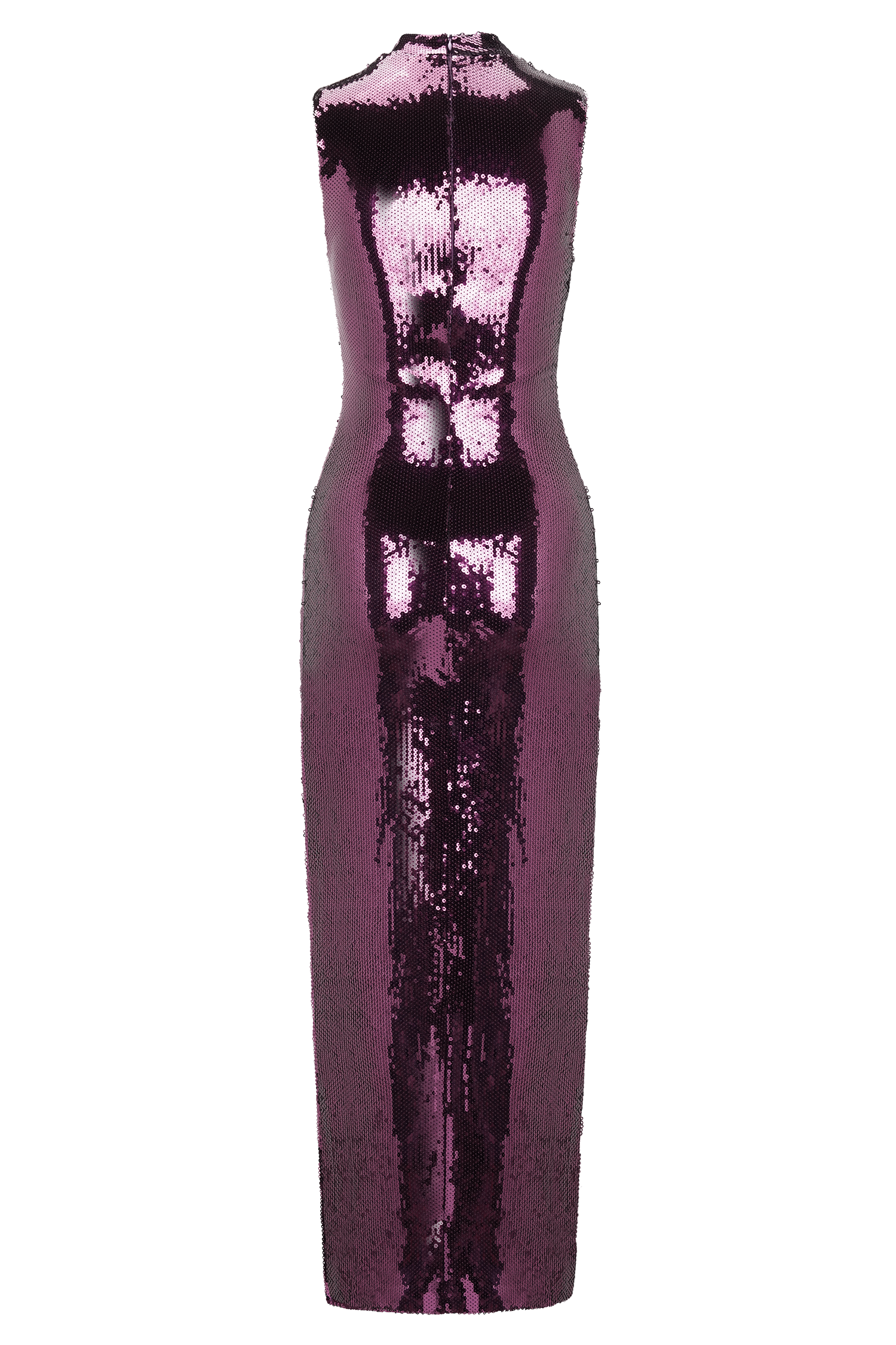 Veronica Sequin Midi Dress / Plum | Meshki | XXS Veronica Sequin Midi Dress / Plum | Meshki | XXS
