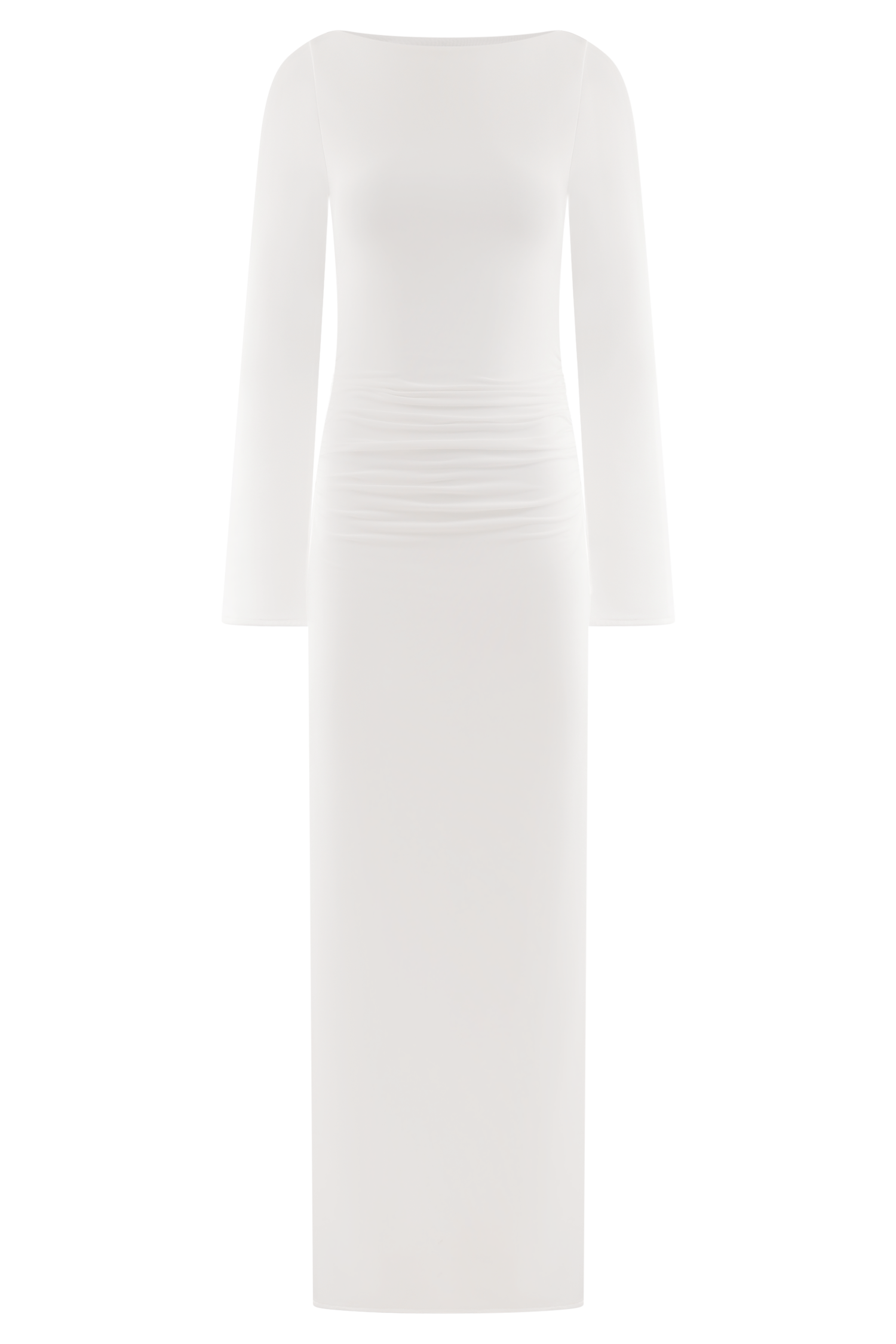 Vienna Slinky Cut Out Maxi Dress / White | Meshki | XL Vienna Slinky Cut Out Maxi Dress / White | Meshki | XL