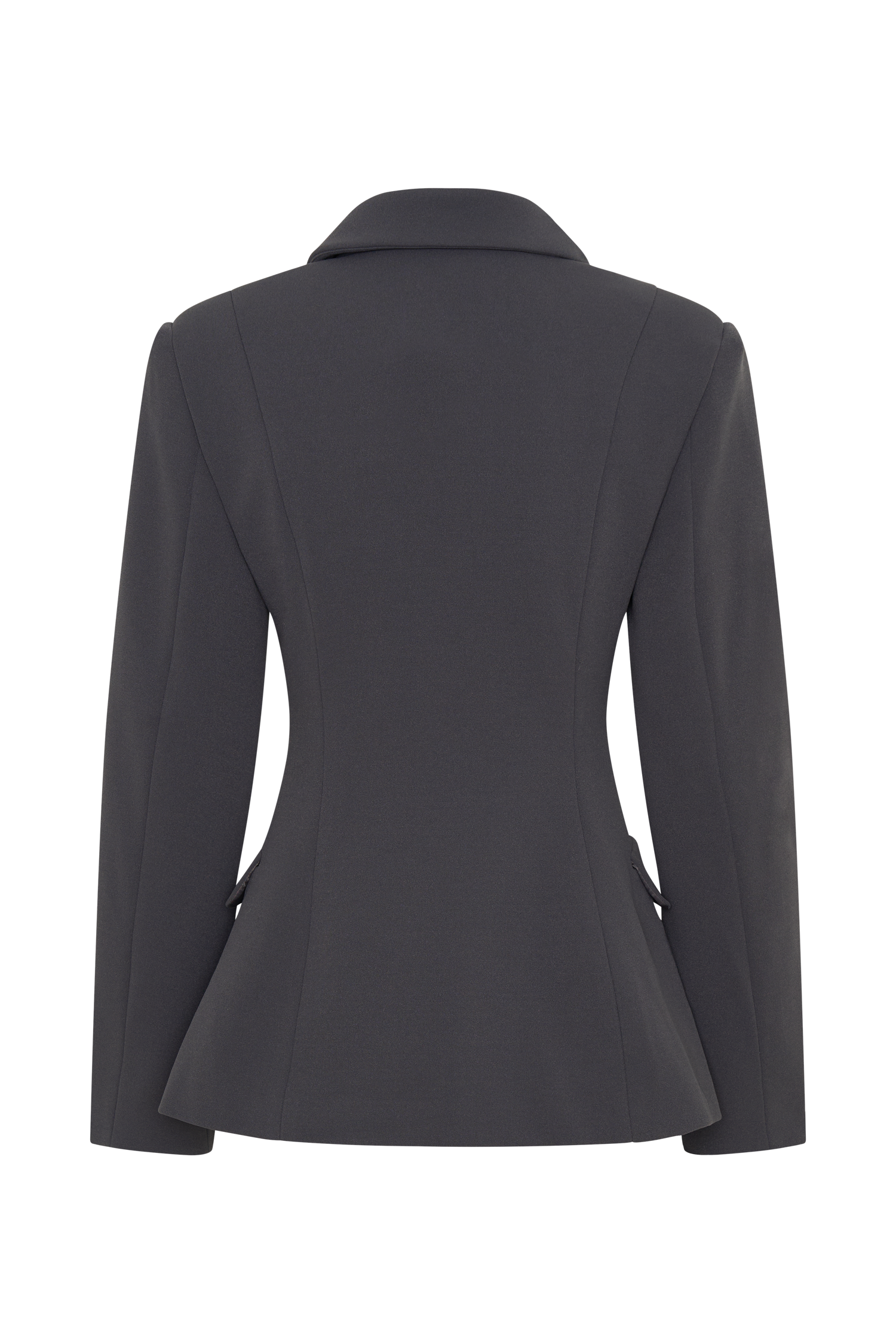Wesley Structured Blazer - Charcoal Shadow #8