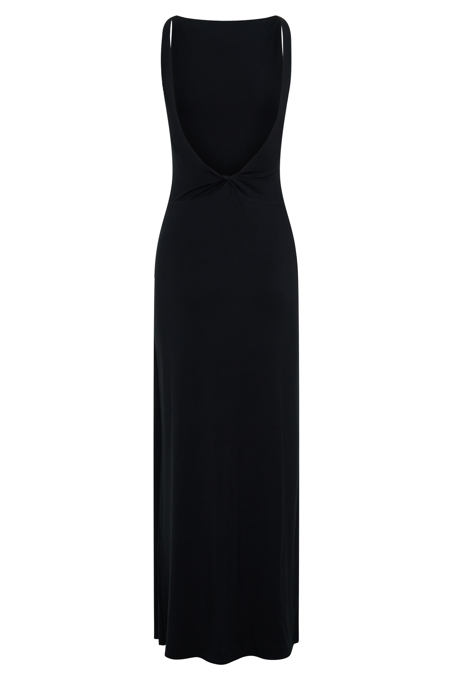 Yura Backless Twist Maxi Dress - Black #8