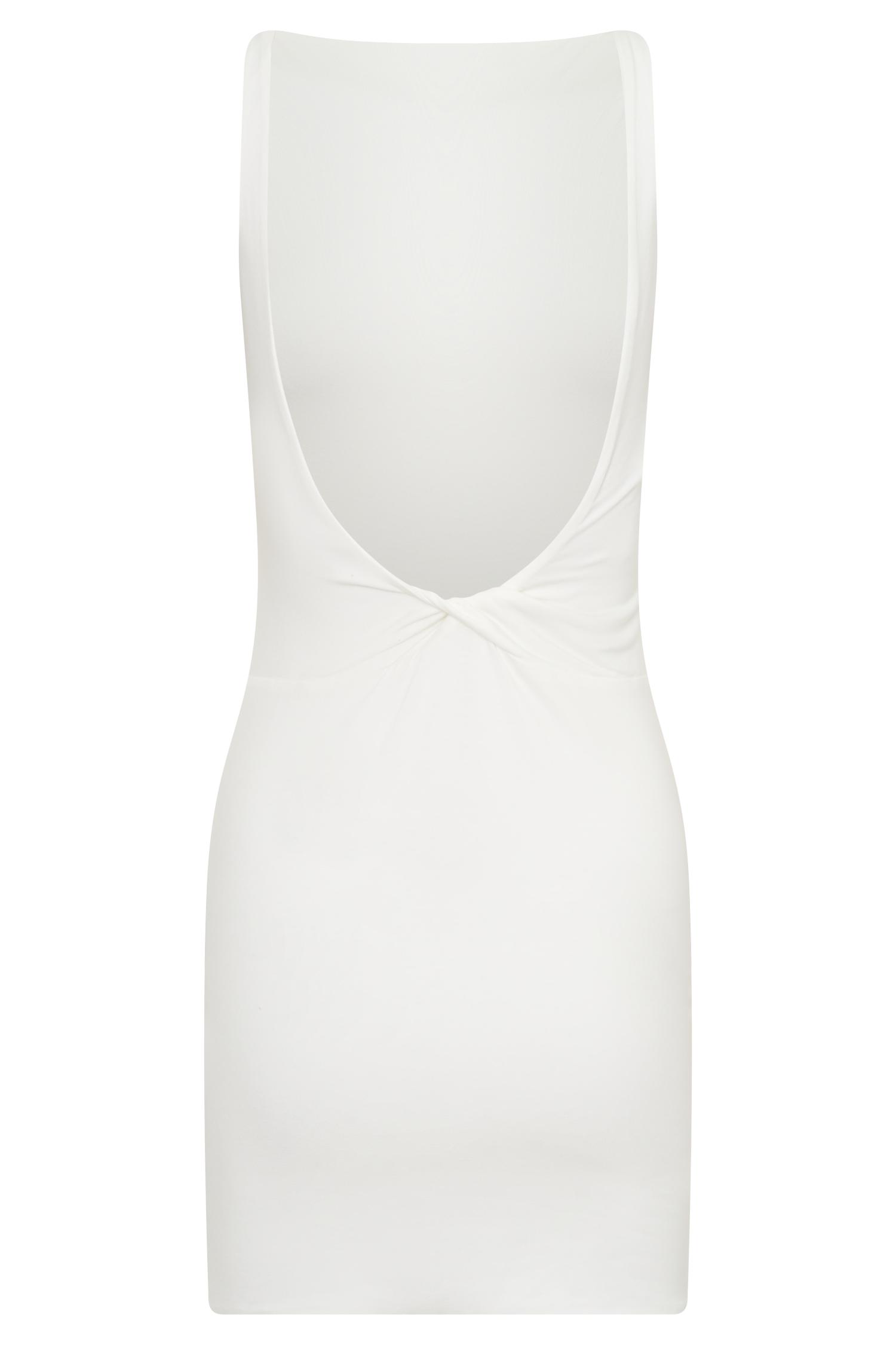 Yura Backless Twist Mini Dress - White #6