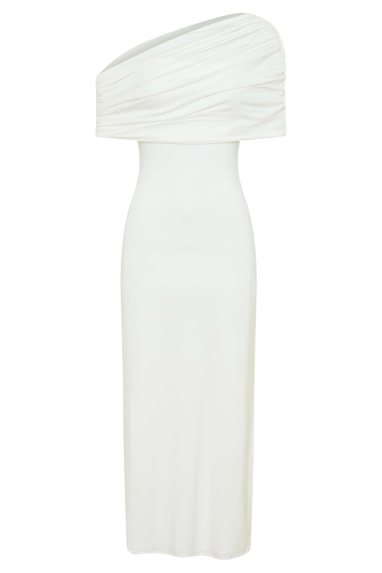 Zandie Cashmere Blend Knit Midi Dress - Ivory #10