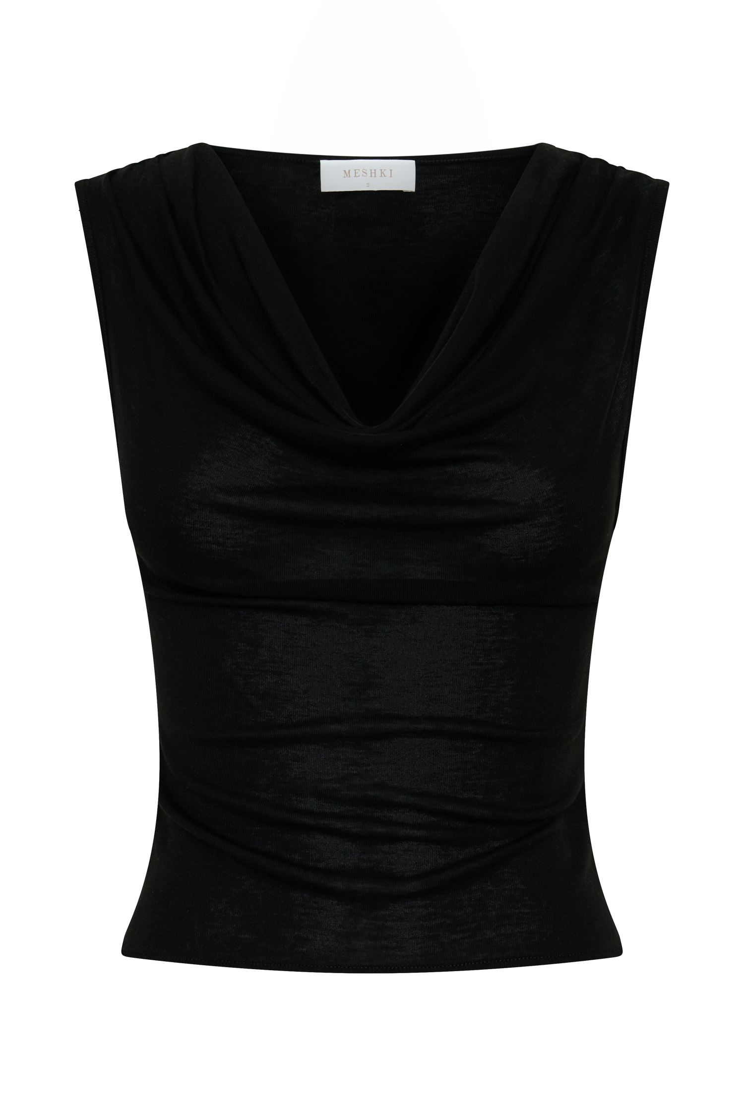 Ciaran Sleeveless Sheer Top - Black #9
