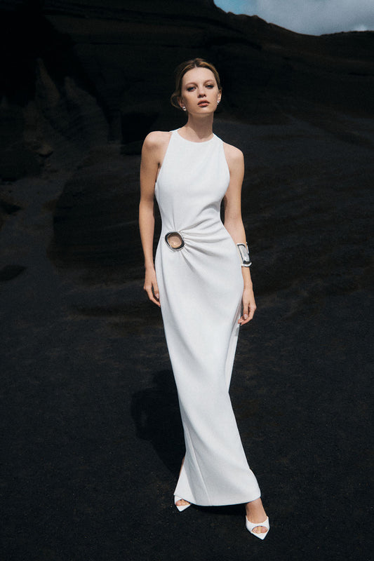 Maylin Hardware Maxi Dress - Ivory