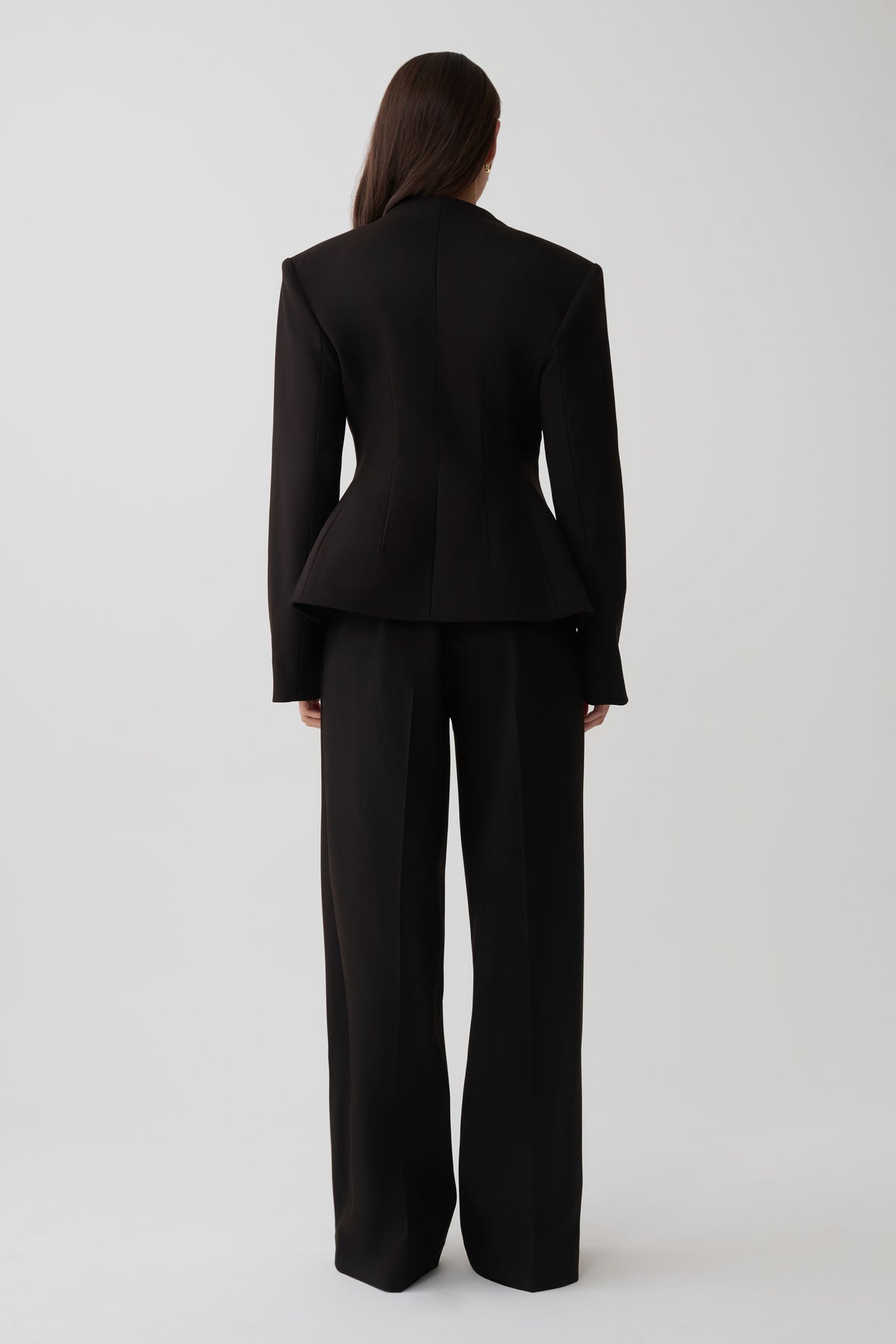 Katherine Suiting Structured Blazer - Black #4