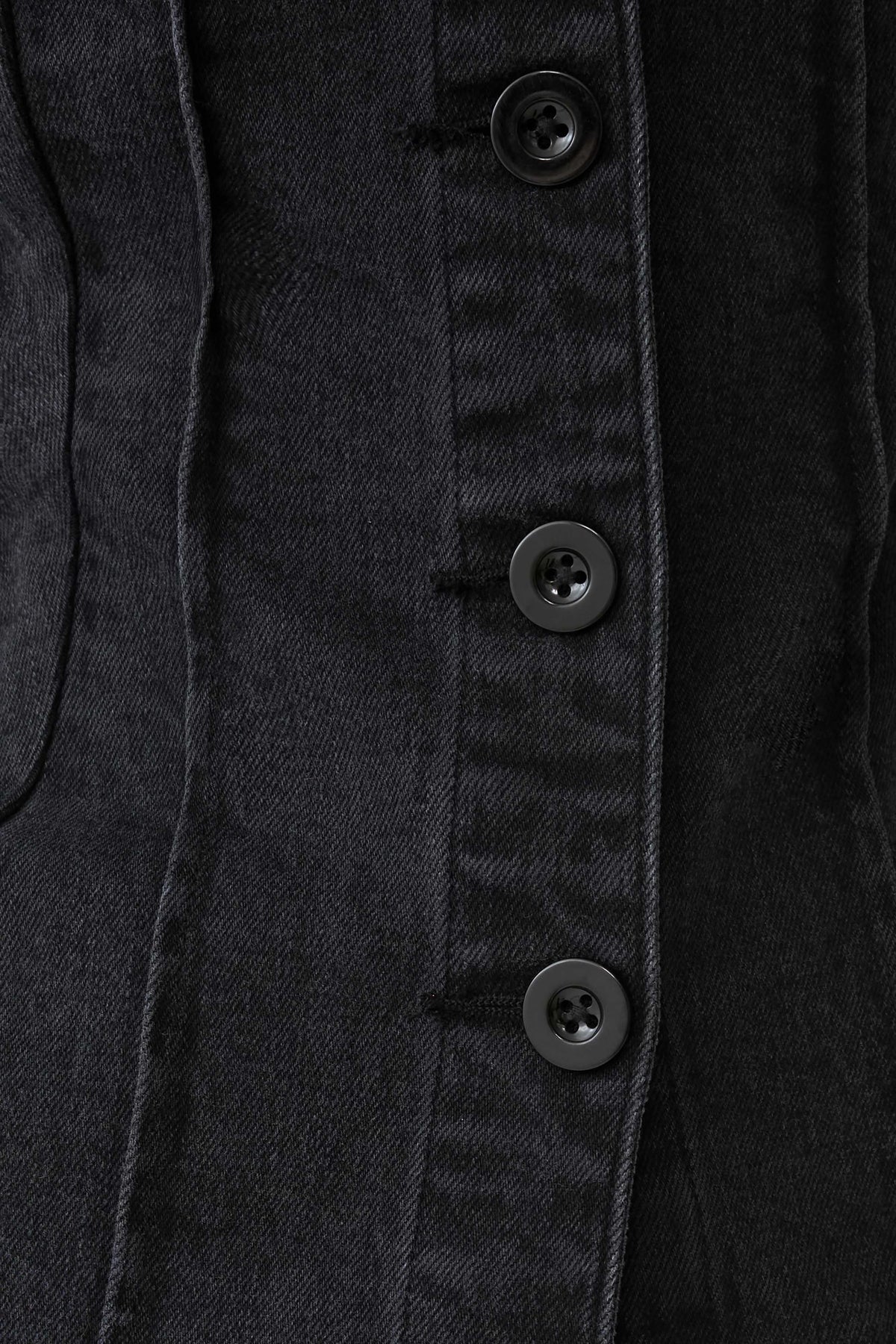 Katerinna Denim Jacket - Washed Black #4