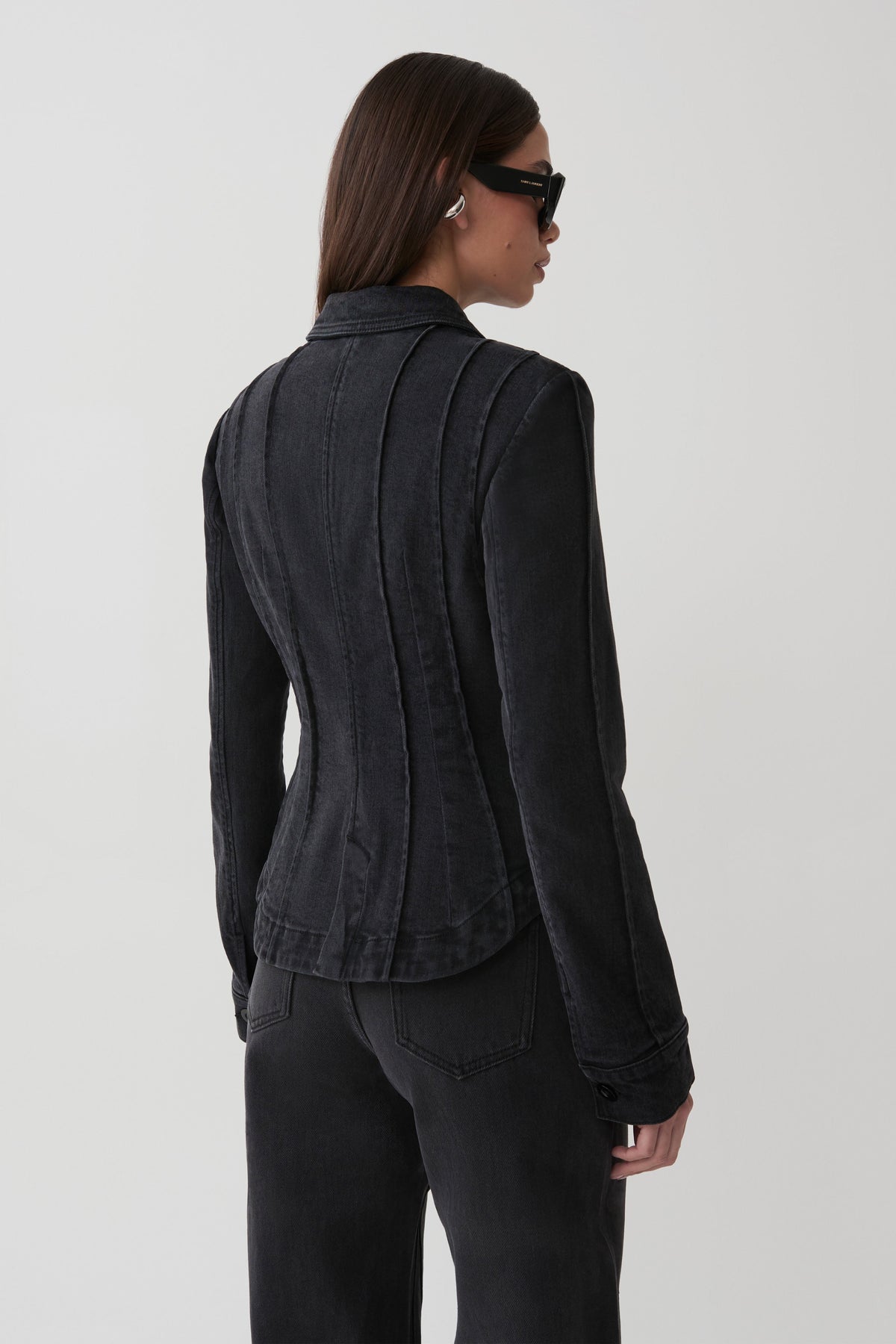 Katerinna Denim Jacket - Washed Black