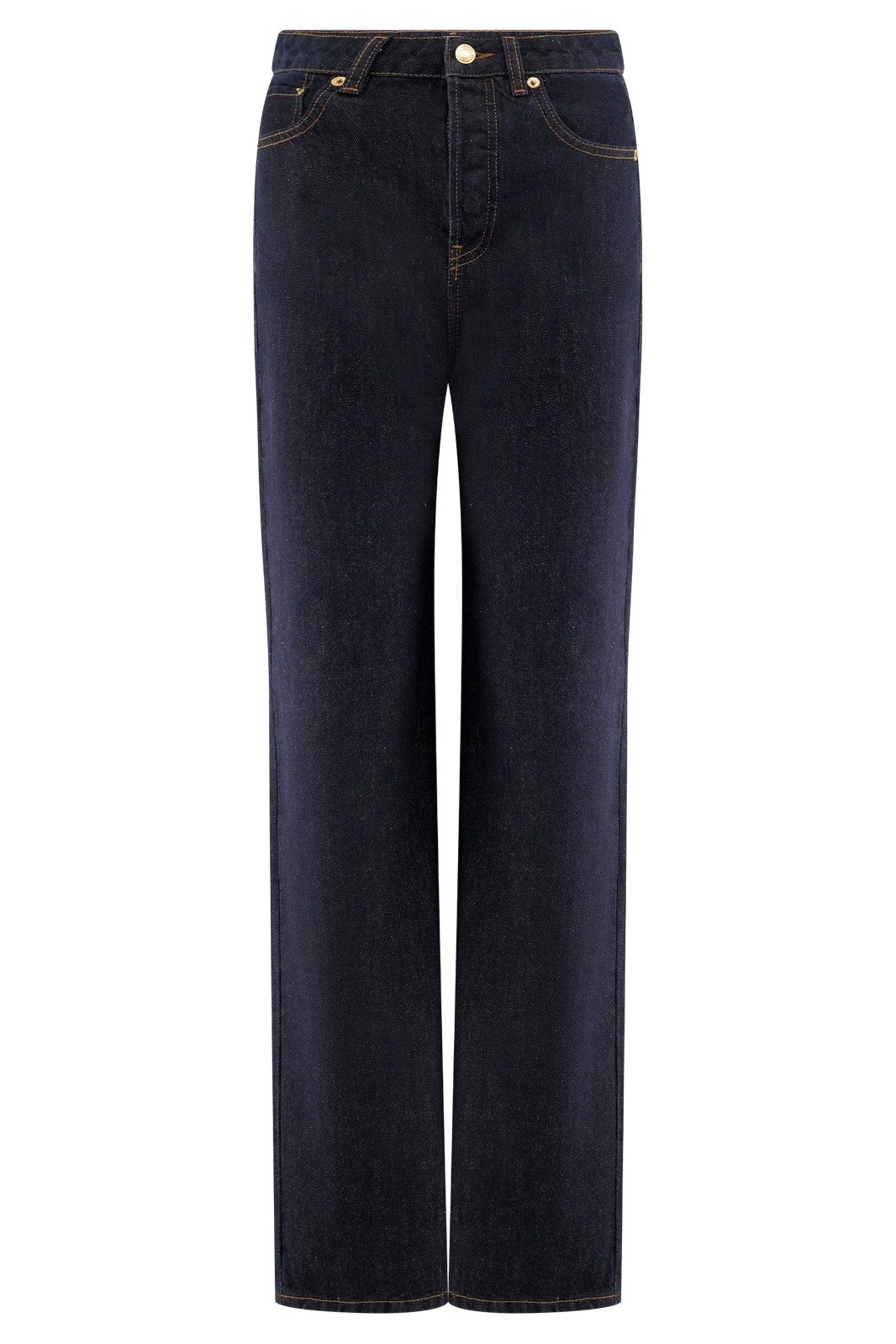 Neve Sleeveless Buttoned Denim Top - Washed Indigo Blue main image 0