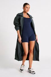 Andreas Oversized Trench Coat - Charcoal
