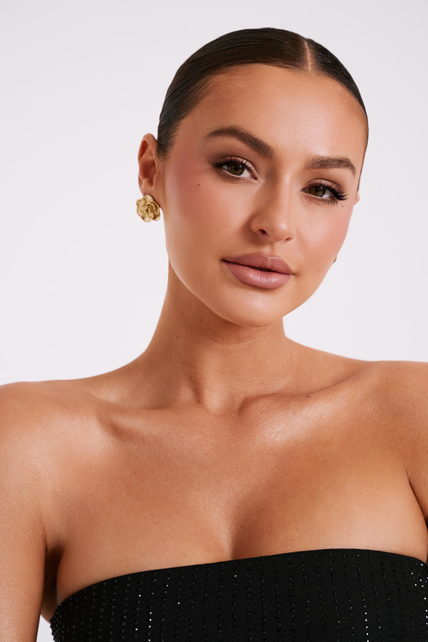 Lala Rose Earrings - Gold