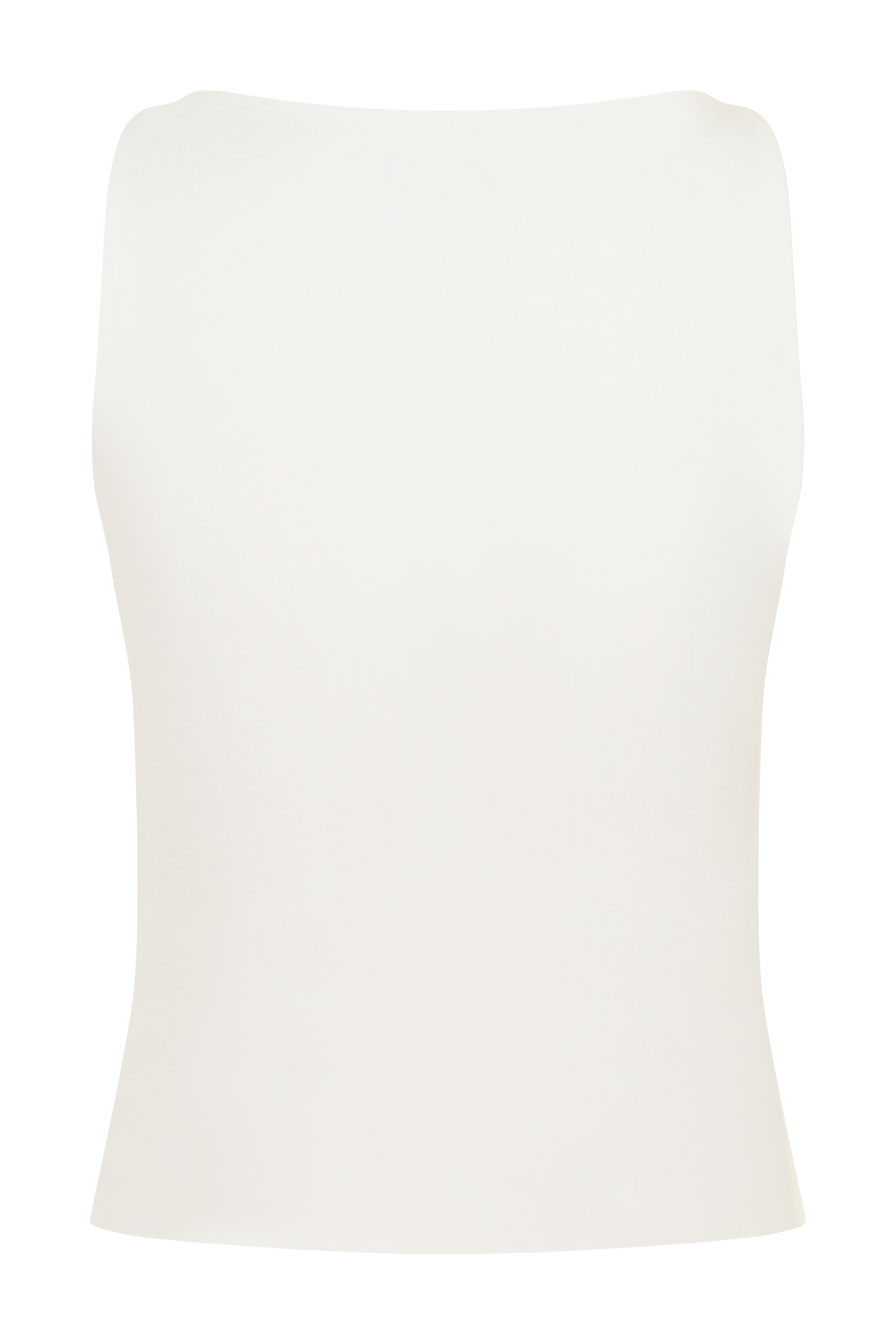 Nicolette Sleeveless Tank Top - White #6
