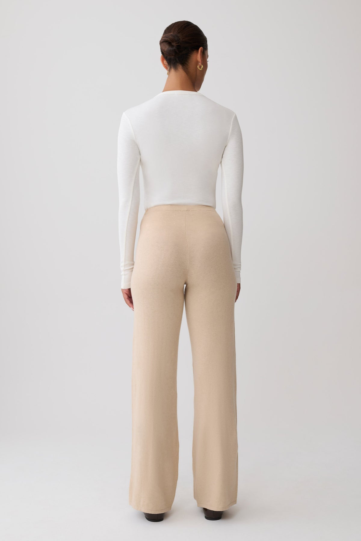 Helania Knit Pants - Oat Marle #4