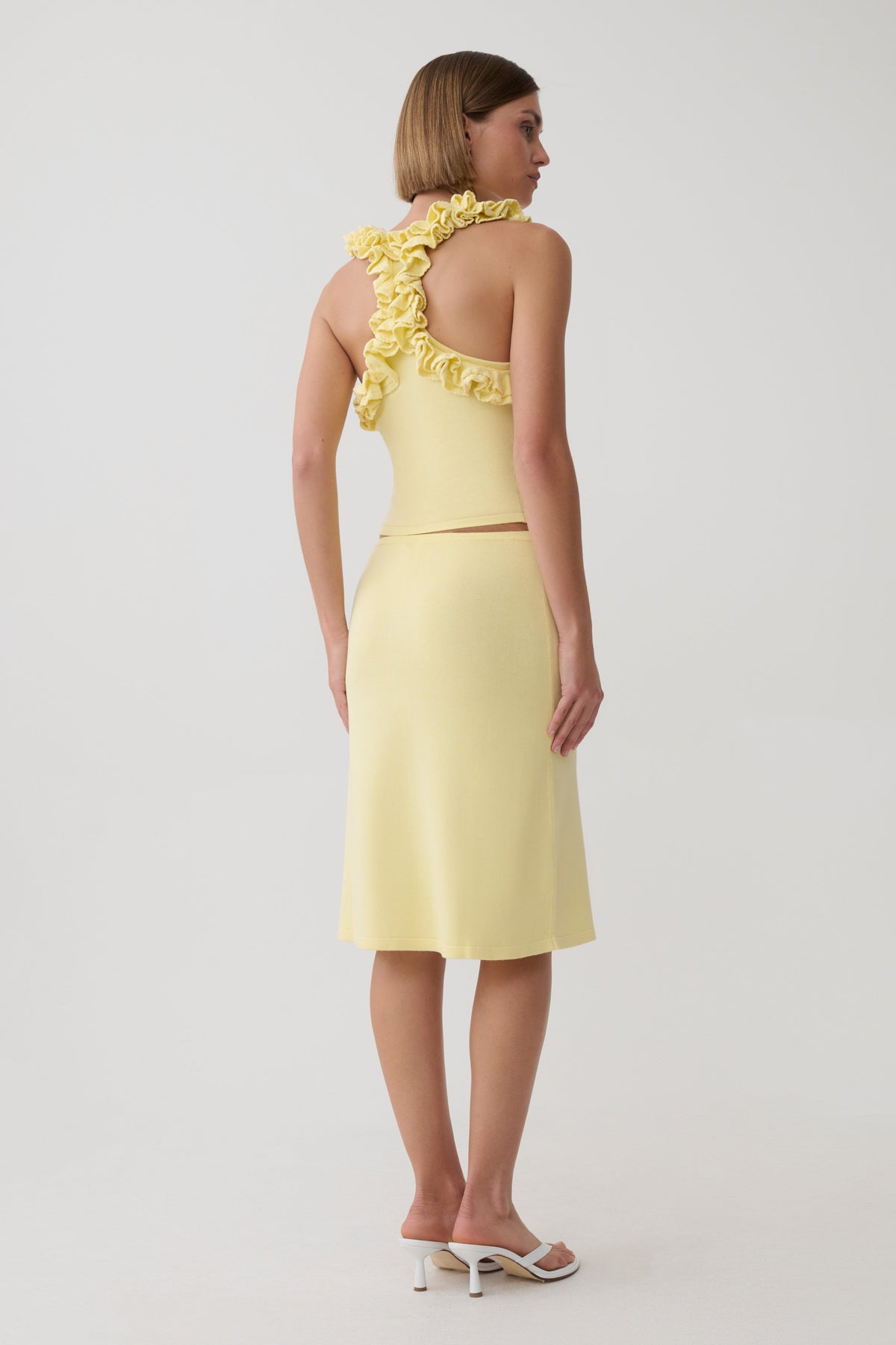 Tayler Knit Skirt - Butter #4
