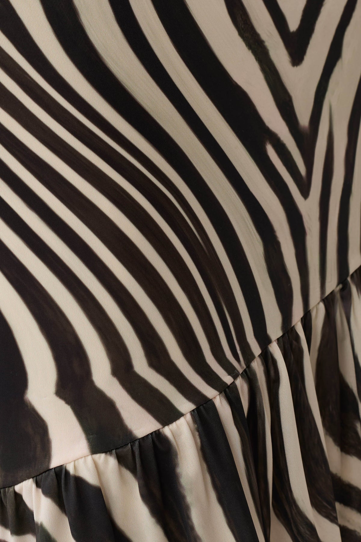 Polina Zebra Printed Midi Skirt - Zebra Print #6