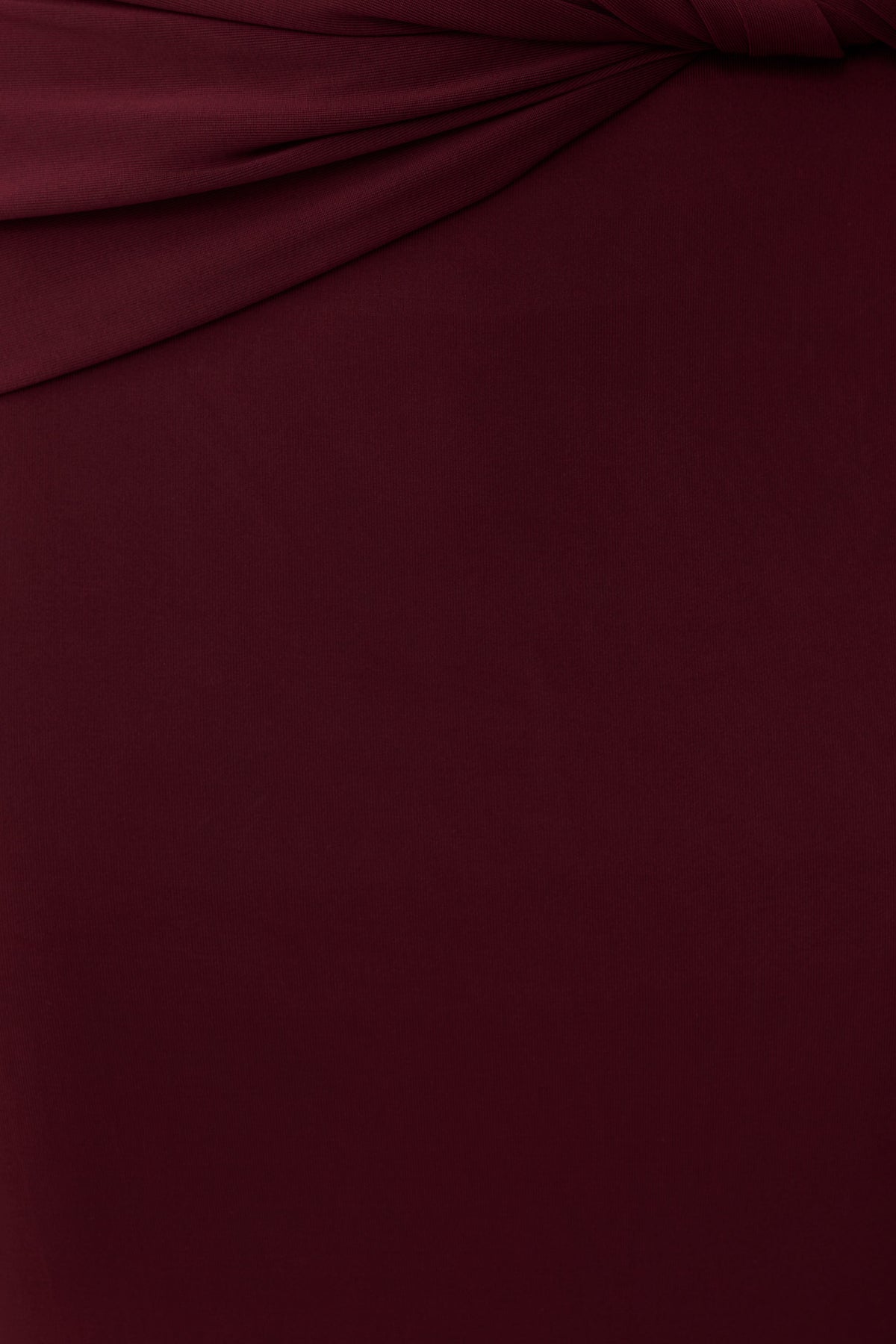 Svetlana Twist Side Detail Midi Skirt - Wine #7