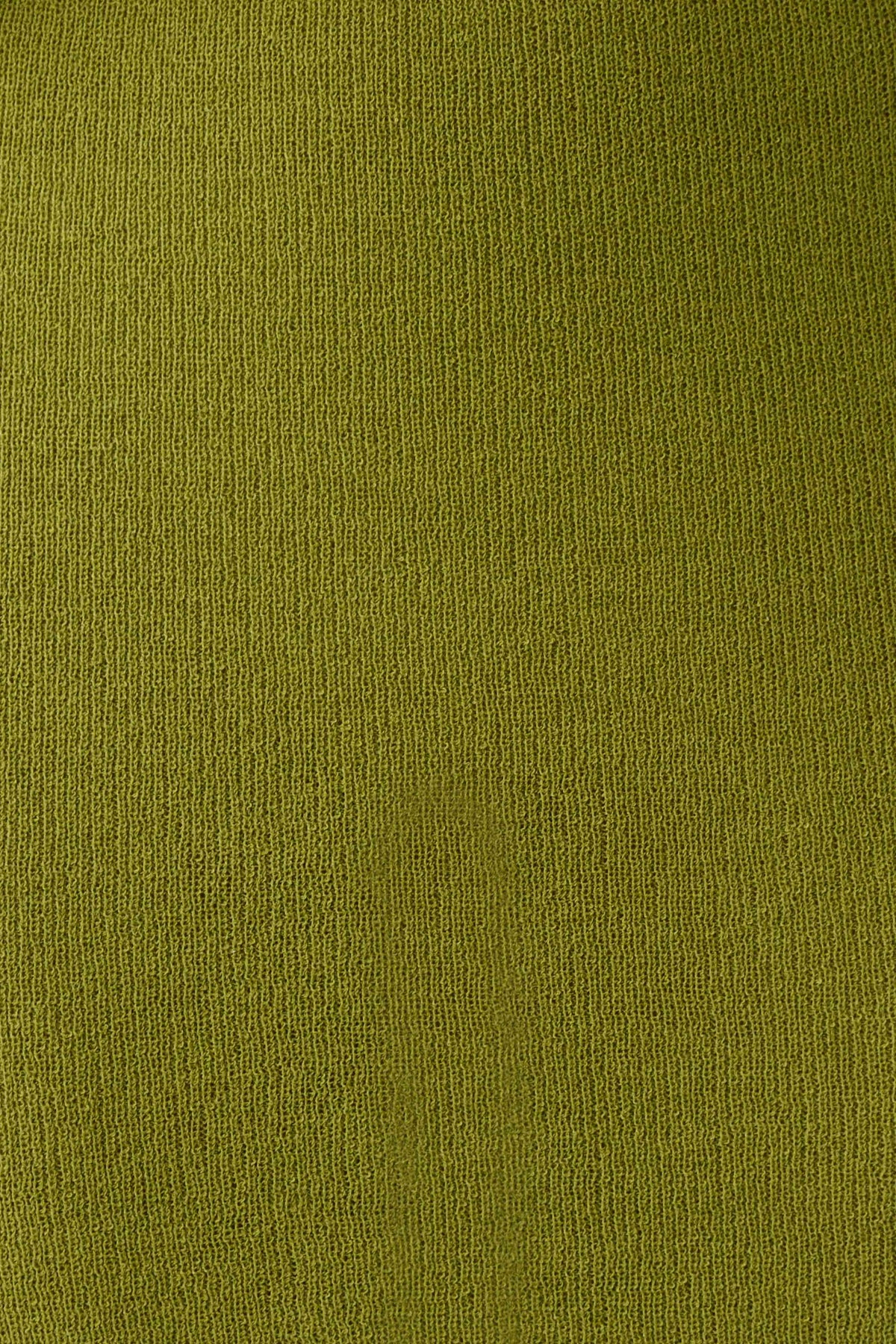 Gigi Knit Knee Length Skirt - Olive #5