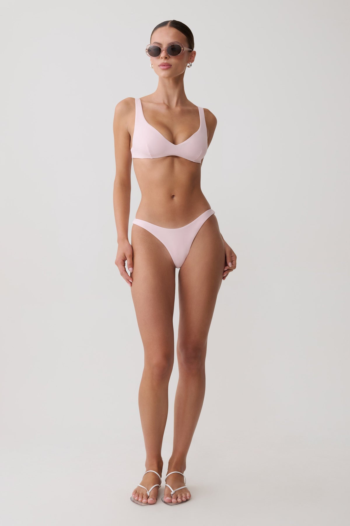 Opaline Scoop Bikini Top - Pale Pink #6