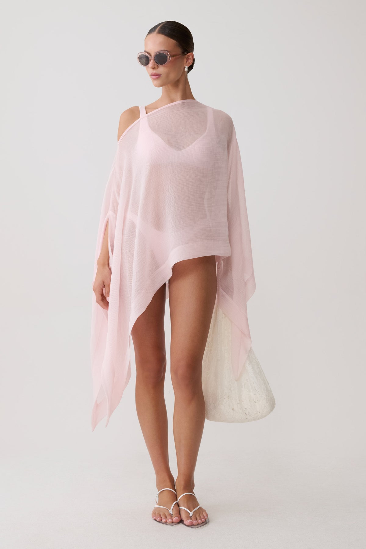 Opaline Scoop Bikini Top - Pale Pink #4