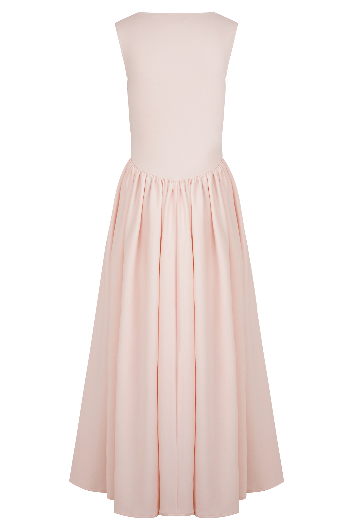 Sharon Scuba Jersey Midi Dress - Ballet Pink | MESHKI US Sharon Scuba Jersey Midi Dress - Ballet Pink | MESHKI US
