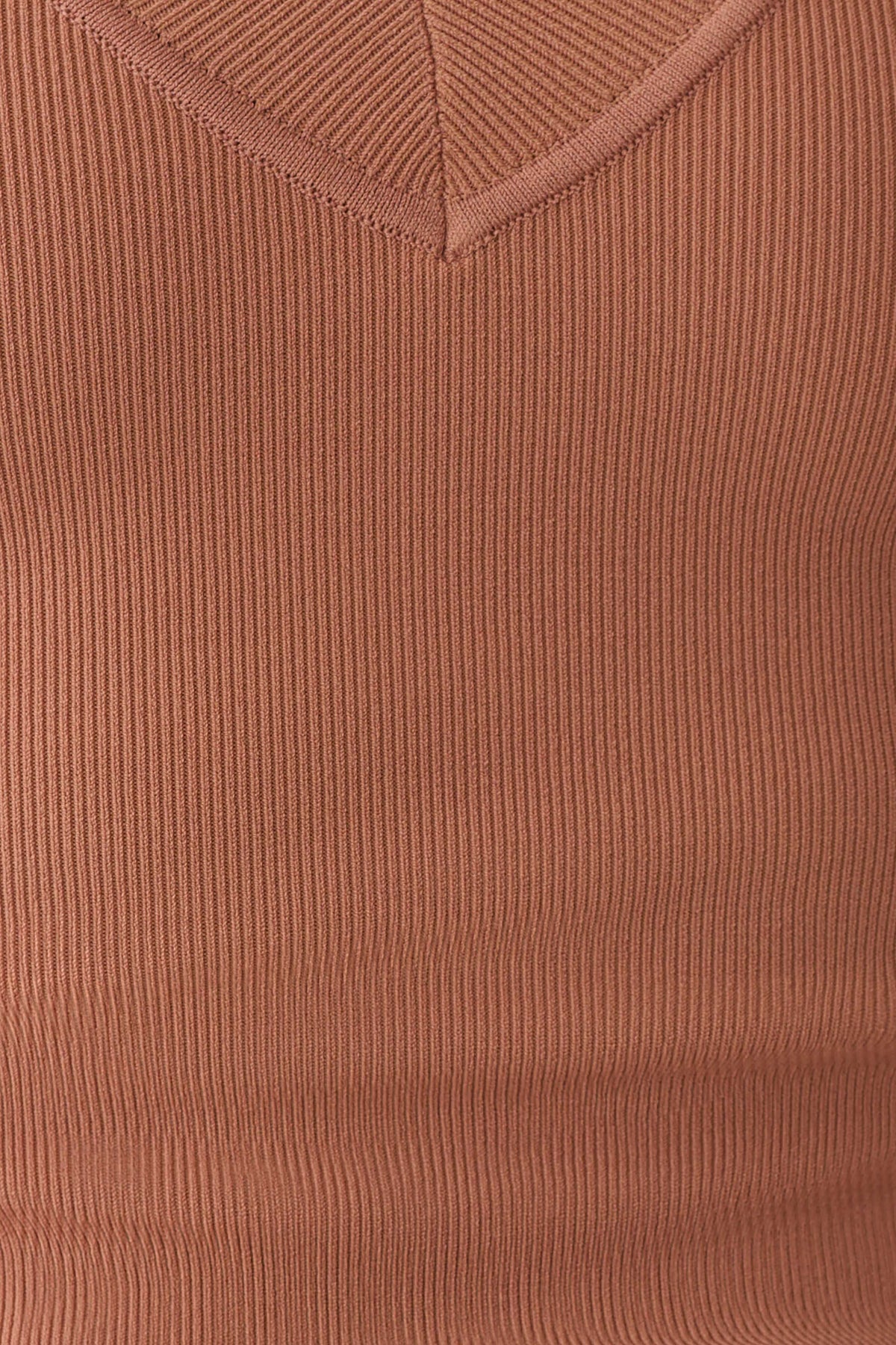 Claudina V-Neck Knit Tank - Doe #5