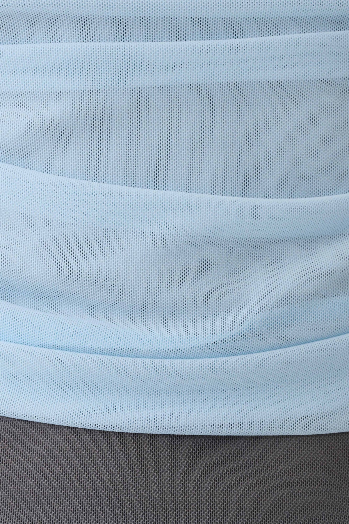 Arielle Mesh Layered Tank Top - Pale Blue/Navy #5