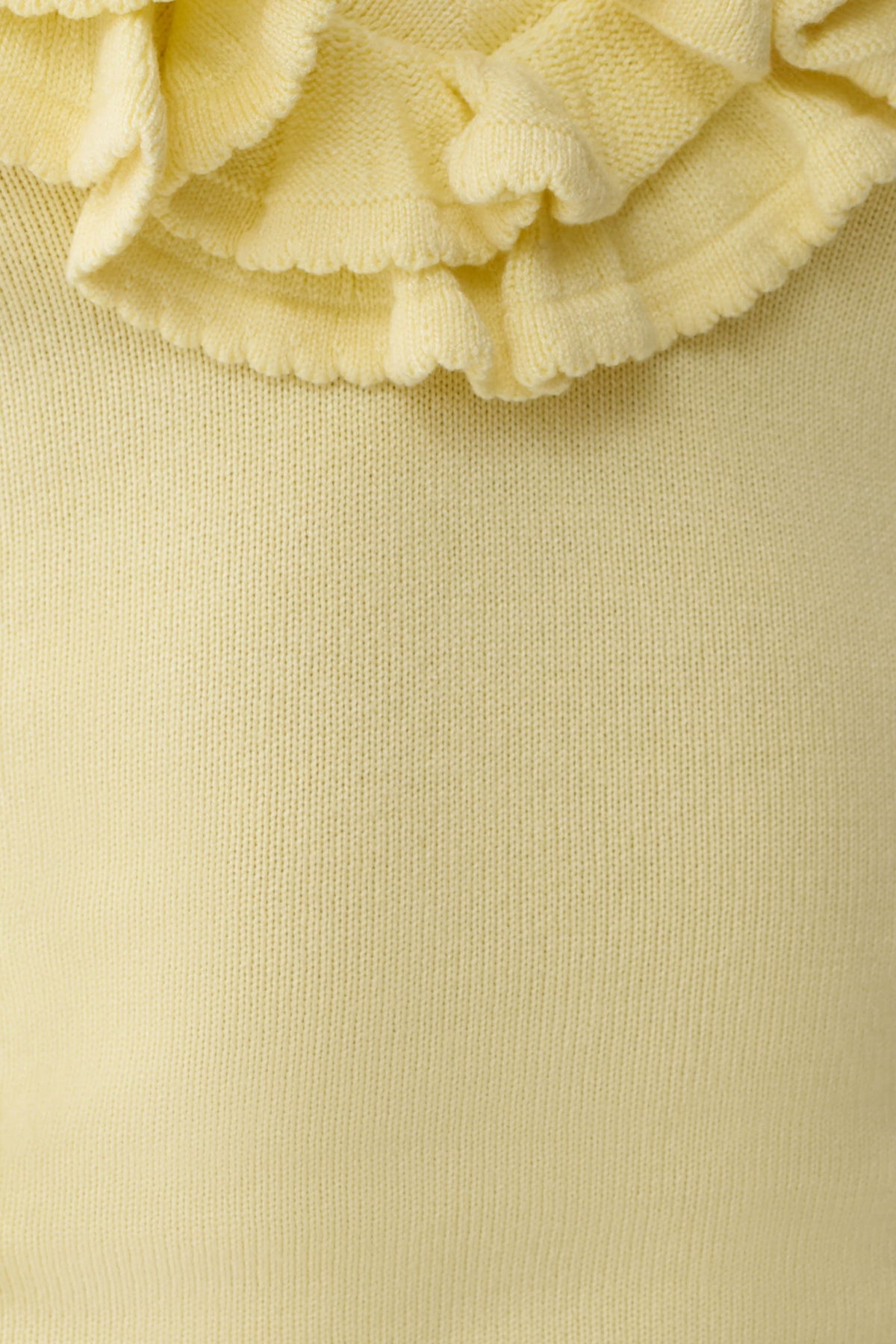 Tayler Ruffle Knit Top - Butter #5