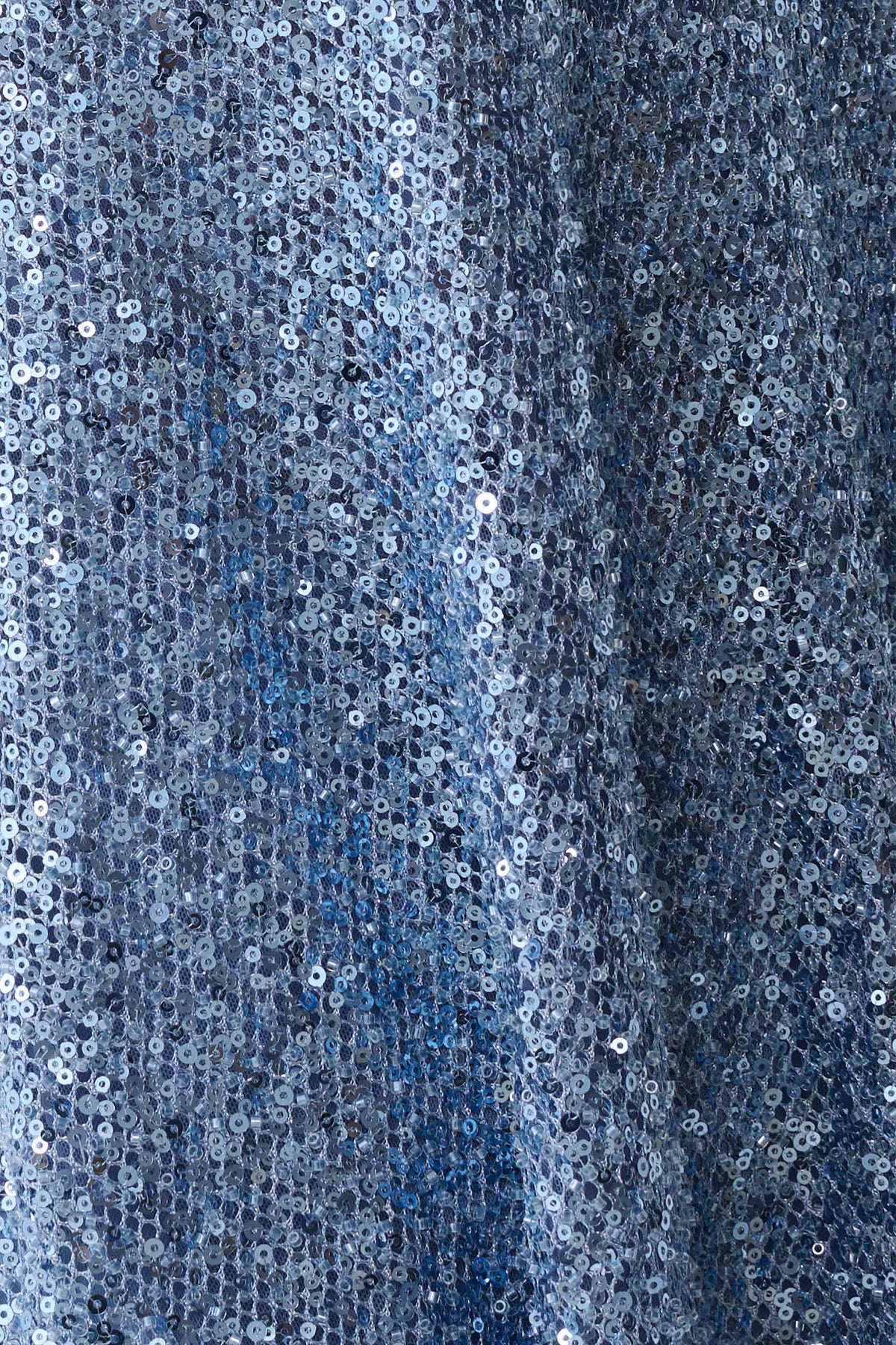 Ruby Beaded Sheer Longline Top - Blue #6