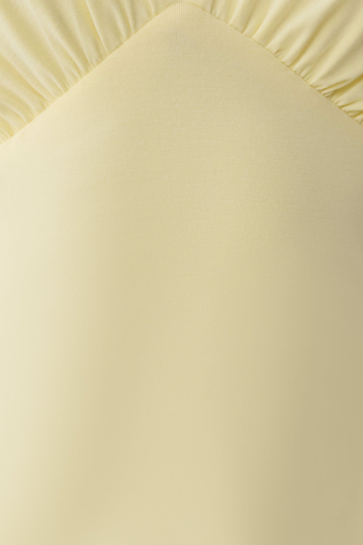 Mya Plunge V Neck Short Sleeve Top - Sunny Lemon