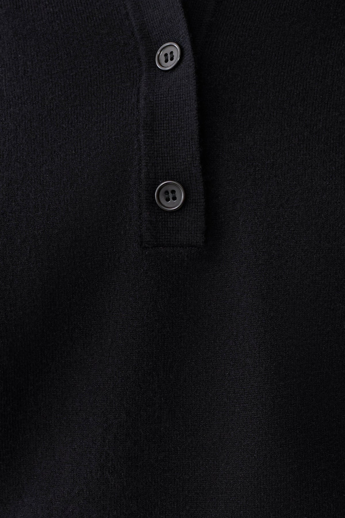 Logan Knit Top With Shoulder Pads - Black #5