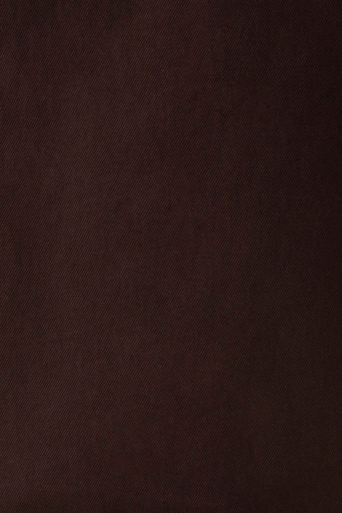 Anamarie Denim Strapless Top - Chocolate