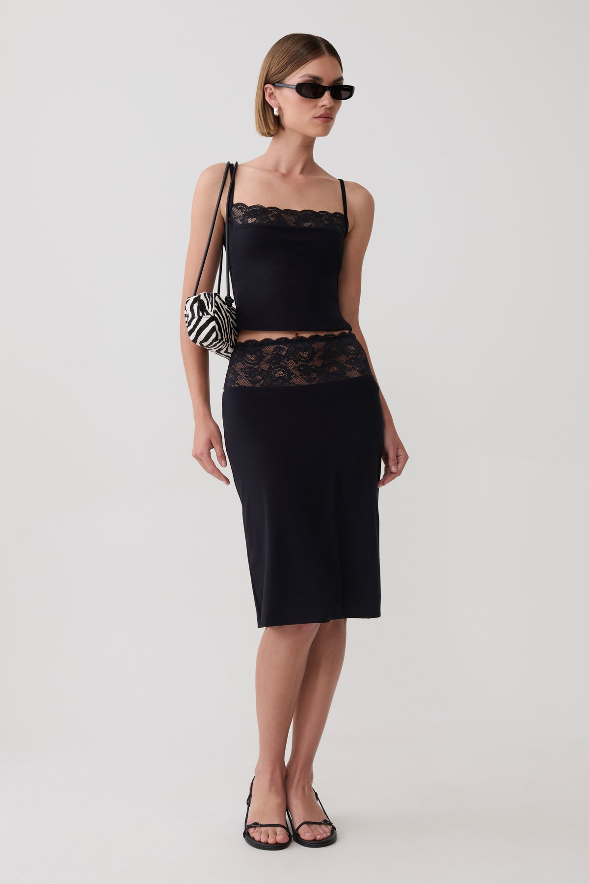 Elia Smooth Modal Top - Black #6