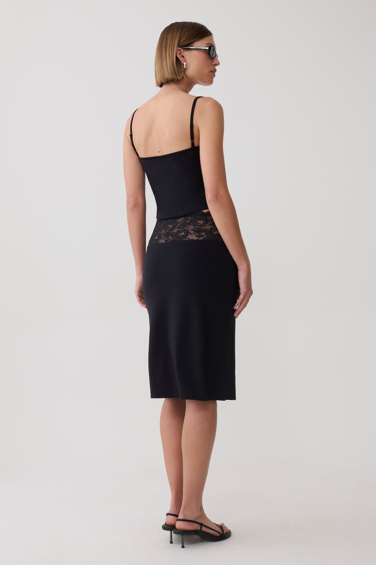 Elia Smooth Modal Top - Black