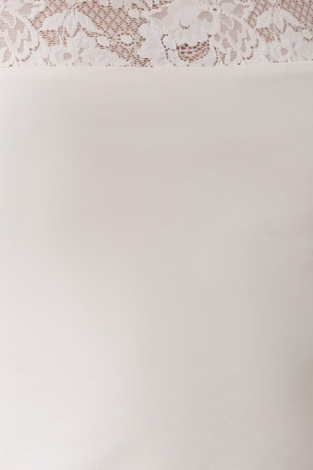Elia Smooth Modal Top - Ivory #5