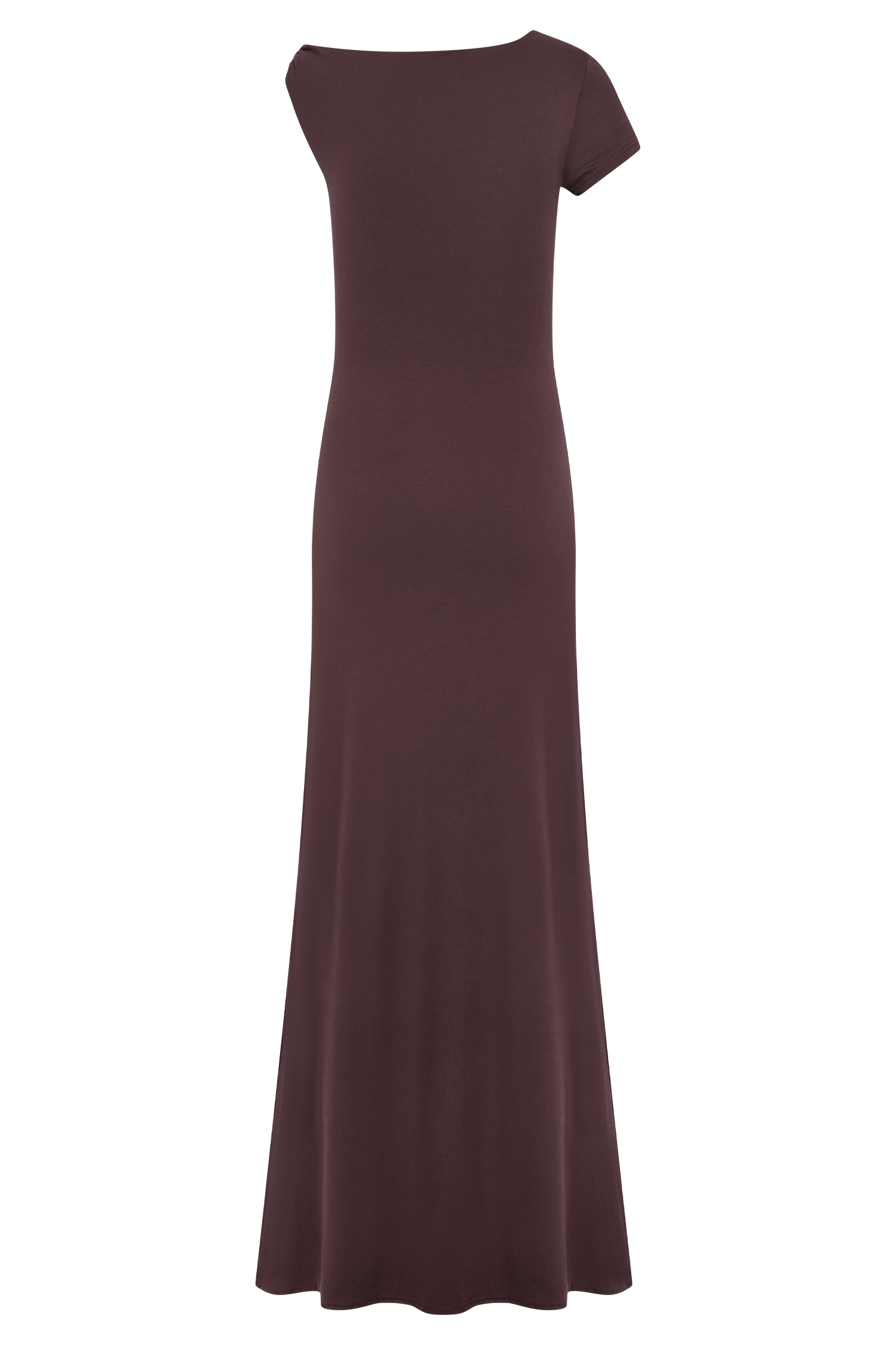 Tamsin Short Sleeve Modal Maxi Dress / Mahogany | MESHKI