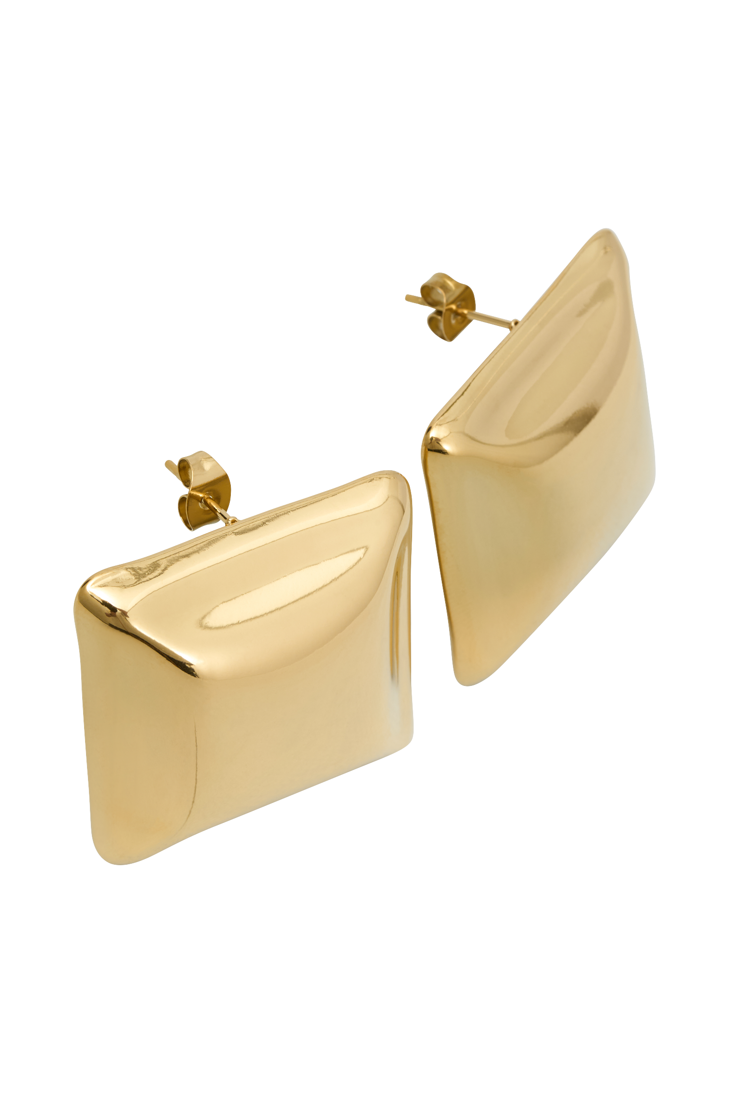 Wilma Square Earrings - Gold #7