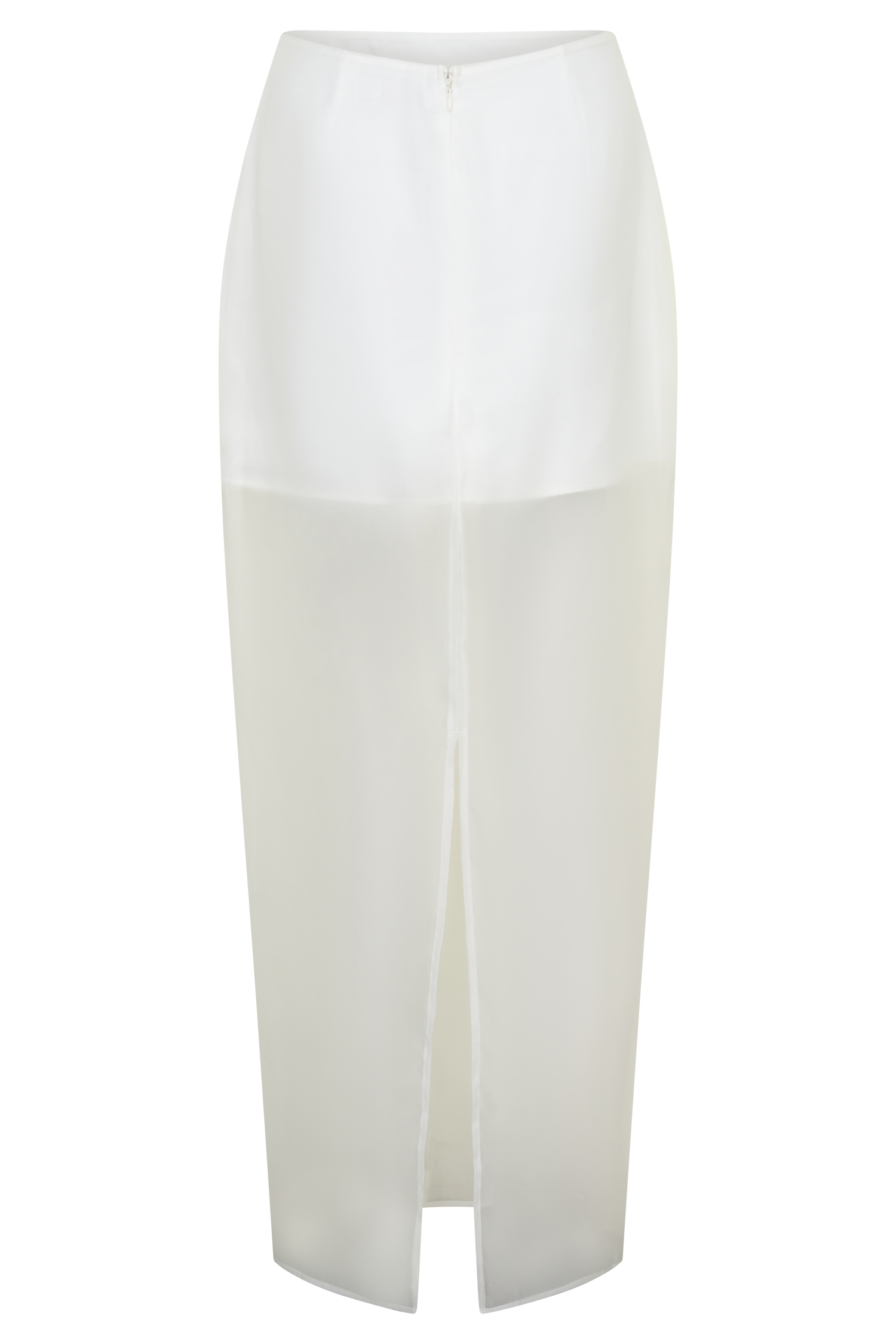 Ximena Organza Maxi Skirt - White #10