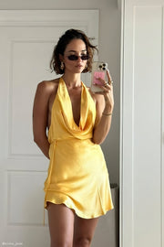 Lorena Halter Mini Dress - Mango